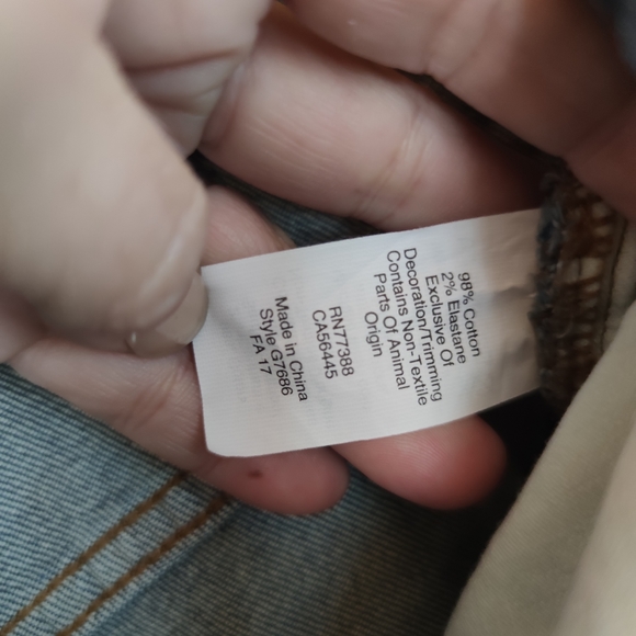 Madewell 💜 High Rise Slim Boyfriend Jeans Boyjean Paint Spatter Whisker 26 X30" - Picture 3 of 12